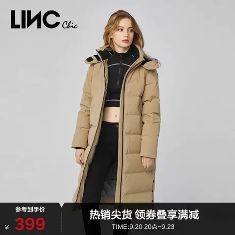【直播闪降】LINCCHIC金羽杰羽绒服女面包服长款羽绒服女2044495商品大图