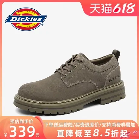 Dickies工装鞋男款2025新款男鞋夏季低帮鞋子马丁鞋男士休闲皮鞋商品大图