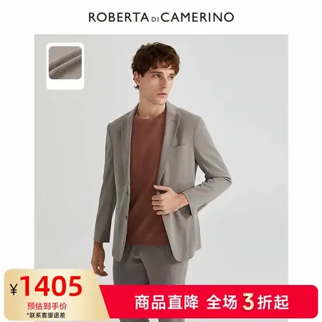 [时尚都市]ROBERTA诺贝达男装男士西服25秋季新款休闲纯色西服男商品大图