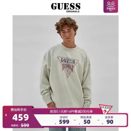 GUESSOriginals23新秋男休闲美式休闲宽松长袖夹克-M4RQ03KBJ31图片