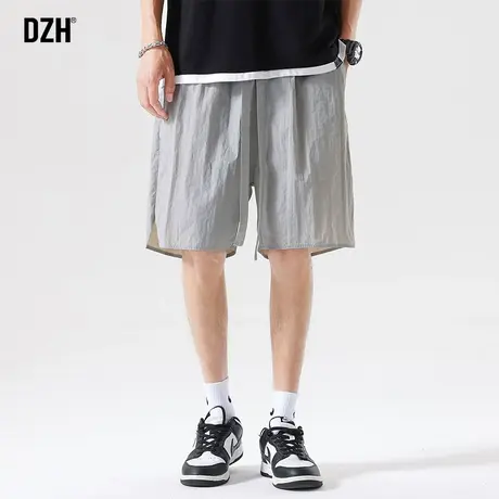 男士速干短裤男款夏季薄款透气冲锋裤男潮牌休闲五分裤子大裤衩潮商品大图