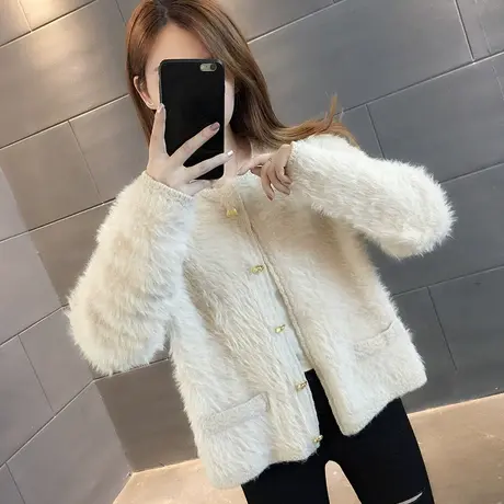 毛衣2023年新款女装秋冬季秋款秋装女士针织开衫宽松百搭外穿爆款图片