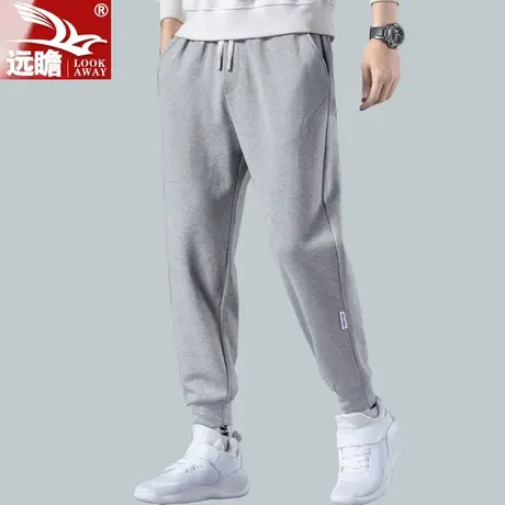 春季运动裤男宽松直筒修身束脚裤男士休闲裤2023新款男装裤子男款商品大图