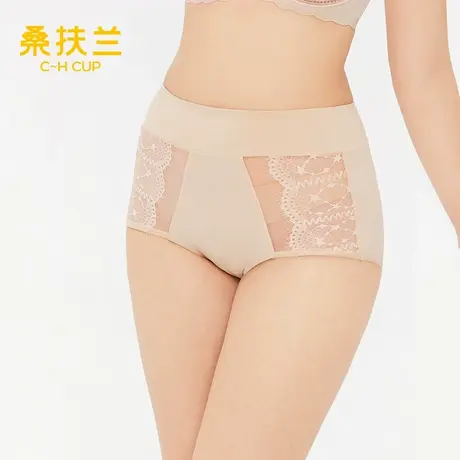 【商场同款】桑扶兰高腰内裤女提臀收腹亲肤透气纯棉档女士短裤商品大图