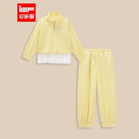 MINIIEF【爱依服童装】2025春季新款韩版时尚休闲运动风上下套裤图片