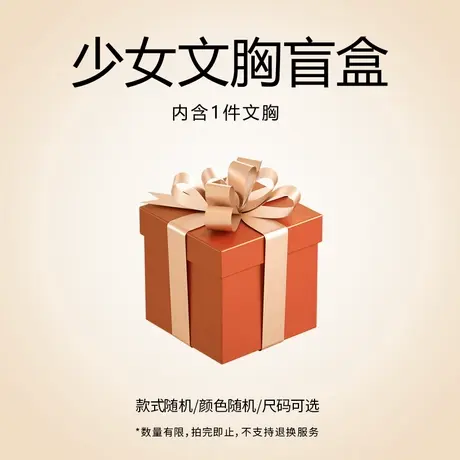 【福袋盲盒19.9元】润微少女文胸盲盒福袋款式颜色随机商品大图