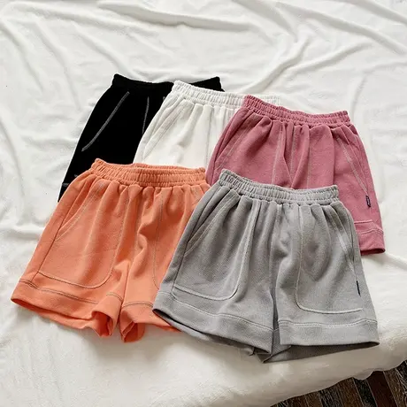 ins超火休闲运动短裤女夏薄款宽松显瘦百搭外穿跑步阔腿热裤子潮商品大图