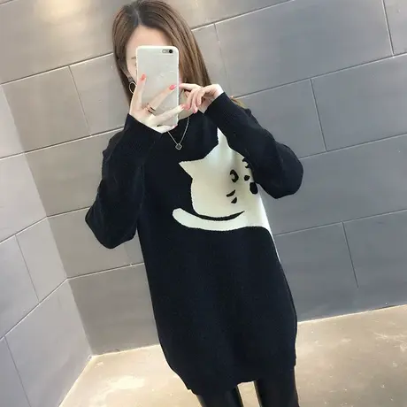 毛衣女2024年新款春秋季春款春装女士宽松加绒百搭外穿打底衫爆款图片