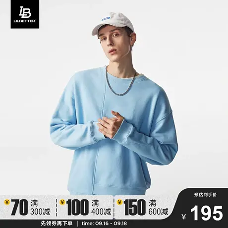 Lilbetter男士卫衣复古上衣欧美高街vibe衣服秋季外套潮牌男装LB商品大图