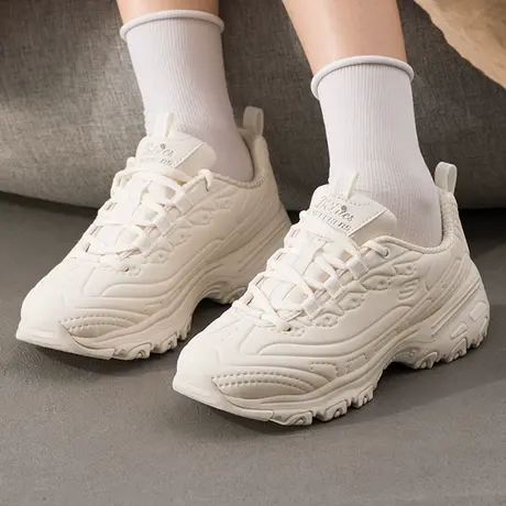 Skechers斯凯奇女鞋2025新款D'LITES 1.0 厚底老爹鞋运动鞋休闲商品大图