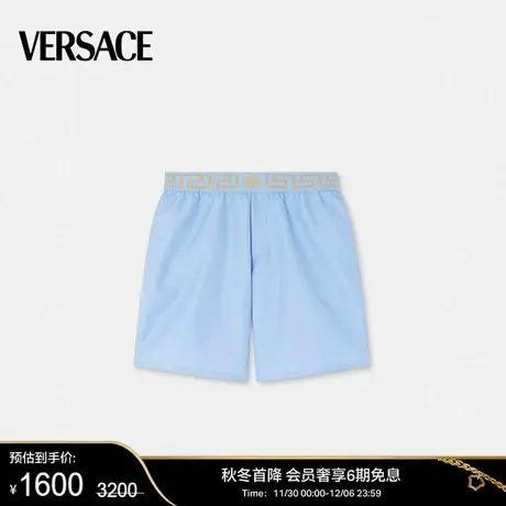 【甄选折扣】 VERSACE/范思哲 男士Greca镶边沙滩裤图片