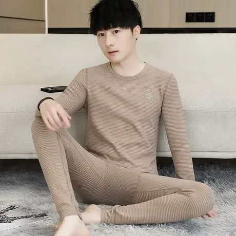 青少年秋衣套装男士秋裤秋冬季大童男孩高中初中学生德绒保暖内衣图片