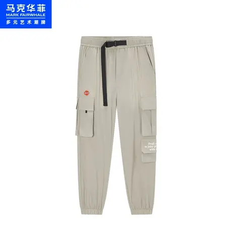 商场同款马克华菲抗菌面料多口袋休闲裤男夏新款时尚潮流工装商品大图