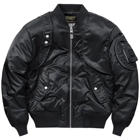 VIP冬季ma1飞行员夹克男士加厚棉衣潮牌ins设计感宽松棒球服外套商品大图