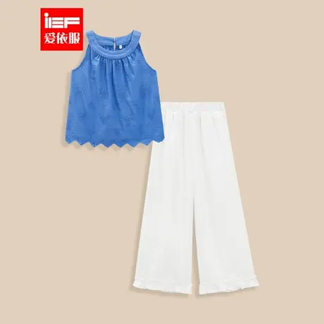 MINIIEF【爱依服童装】2025夏季新款韩版时尚洋气女童上下套裤图片