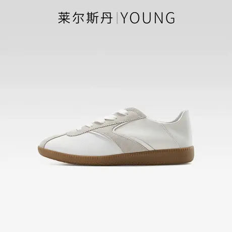 莱尔斯丹2023秋季Y系列时尚低帮系带圆头德训鞋休闲女鞋4T21501商品大图