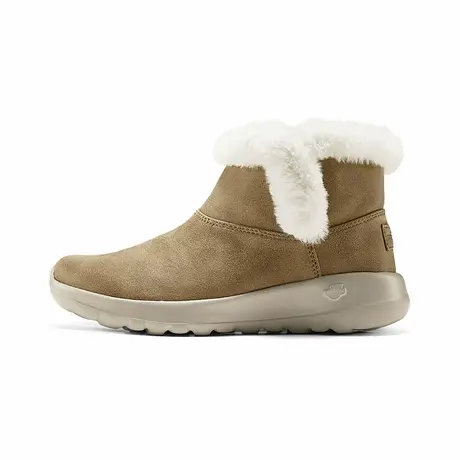 Skechers斯凯奇女士雪地靴2025夏季新品一脚蹬短靴加绒保暖中帮商品大图