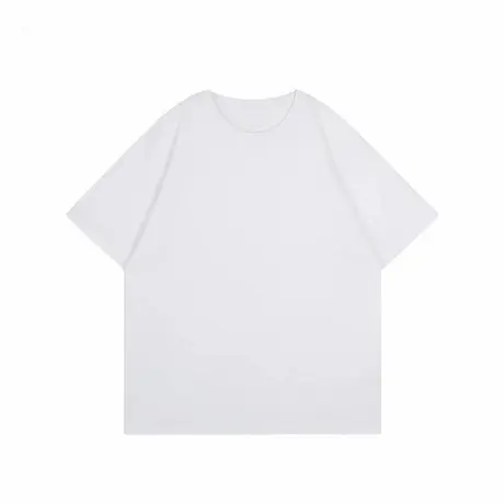 韩系高级感简约风白色短袖t恤女2025夏季新款宽松落肩打底衫上衣商品大图