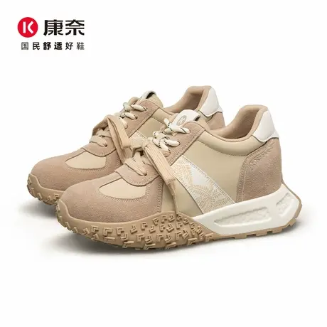 康奈女鞋2025冬季新品时尚休闲阿甘鞋百搭运动鞋商场同款11158063图片
