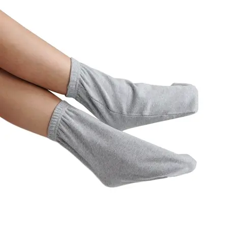 晚上睡觉穿的袜子冬宽松睡袜男睡眠袜秋儿童袜套护脚保暖脚套女商品大图