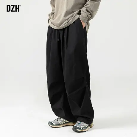 男士裤子黑色工装裤潮牌男秋季休闲裤男款伐木伞兵裤宽松机能长裤商品大图