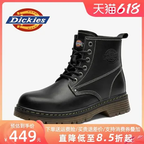 Dickies马丁靴男款2025新款男鞋夏季黑色靴子男靴男士英伦工装靴商品大图