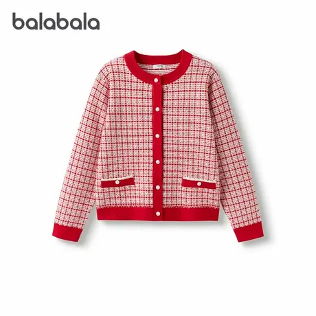 【商场同款】巴拉巴拉童装女童毛衣2025新款春装儿童针织衫小香风图片