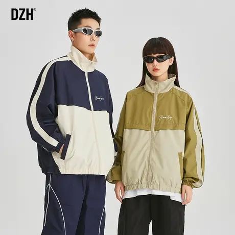 男士运动外套男款2023新款冲锋衣男美式潮牌男装情侣装棒球服夹克商品大图