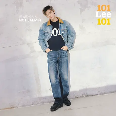 【NCT JAEMIN同款】Lee 101经典直筒牛仔裤商场款26春新Kaihara男商品大图