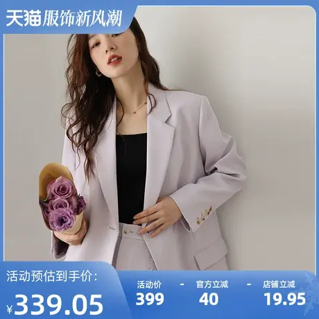 【拿清仓价到手139元】春季休闲西装外套女小个子商品大图
