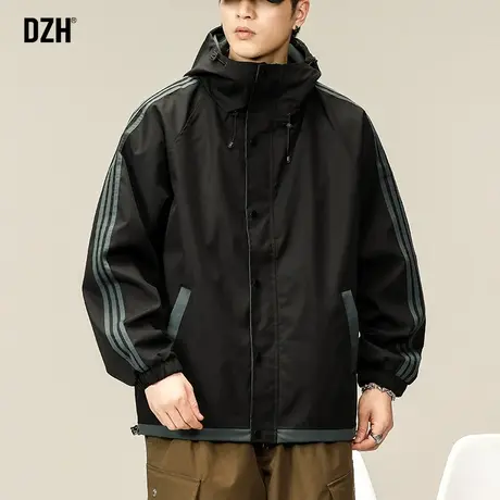 男士美式冲锋衣男款休闲运动外套潮牌男春秋飞行员夹克登山服外衣商品大图