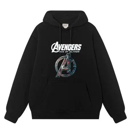 秀洛蜘蛛侠连帽卫衣男加绒漫威十周年周边复仇者联盟上衣服钢铁侠图片