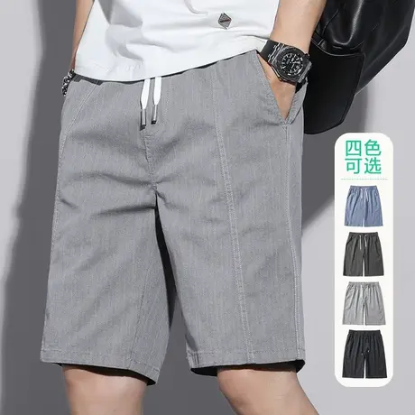五分休闲短裤男士宽松春夏款夏季薄款夏天外穿2022新款中裤大裤衩商品大图