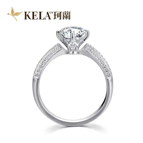 【香邂巴黎】珂兰 18K金钻石戒指女结婚求婚钻戒婚戒正品 葛瑞丝P商品大图