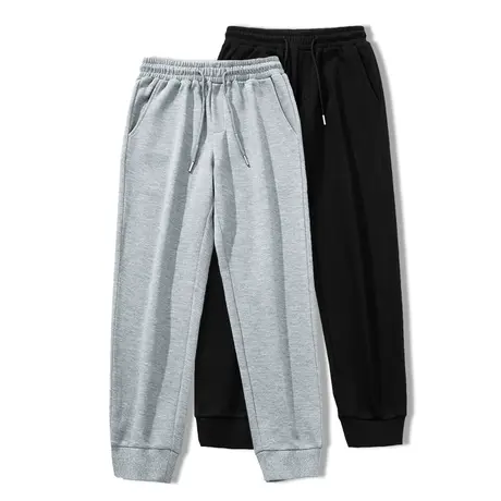 长裤子男2023新款春秋季休闲运动裤韩版潮流九分抽绳小脚束脚卫裤商品大图