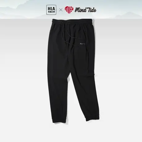 HLA/海澜之家中国心系列松紧腰休闲裤23春秋束脚口卫裤男商品大图
