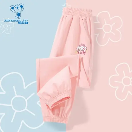 真维斯JU针织防蚊裤2025新款潮流休闲百搭宽松夏季户外运动裤子商品大图