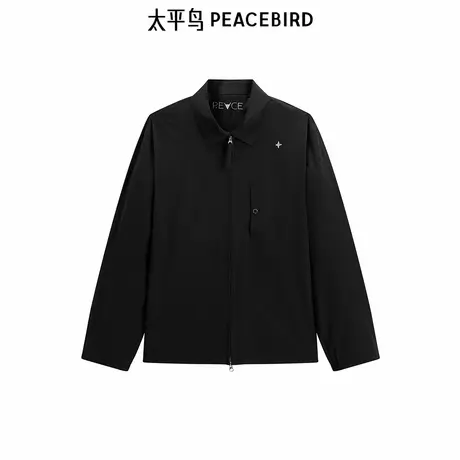 【商场同款】太平鸟男装夹克25春新款刺绣行政通勤外套 B1BCF1413图片