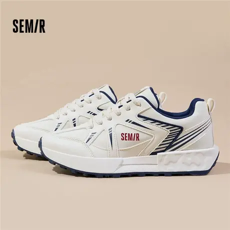 Semir男鞋2025秋季新款时尚百搭休闲鞋厚底增高运动鞋老爹鞋商品大图