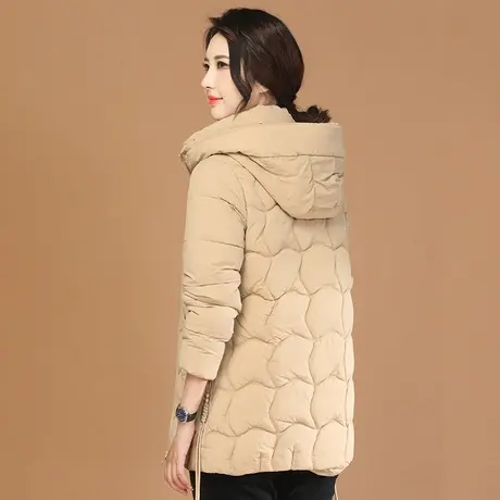 韩潮袭人棉衣休闲连帽夹棉棉服女2023冬季新款宽松显瘦棉袄外套图片