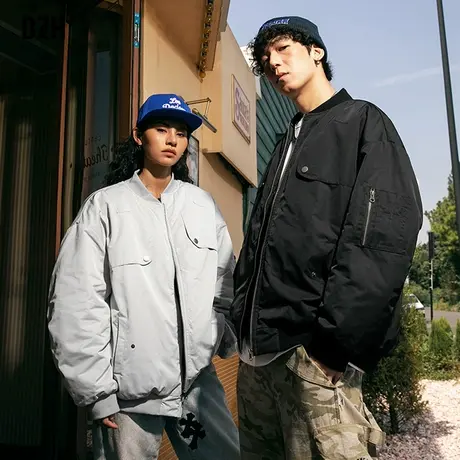 情侣外套冬款飞行员夹克棉服冬季新款男棒球服美式加厚棉衣防寒服商品大图