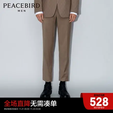 【商场同款】太平鸟男装 2023秋秋新直筒垂感通勤西裤男B1GAD1X12图片