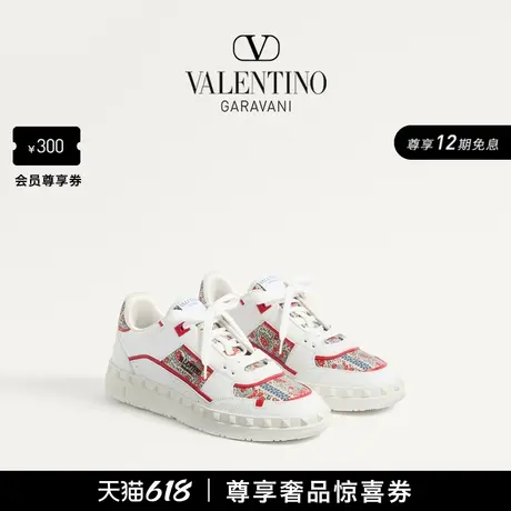 [礼物][12期免息]华伦天奴VALENTINO男士 FREEDOTS 小牛皮运动鞋图片