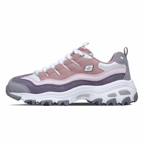 斯凯奇（Skechers）女鞋 夏季新款运动鞋潮流时尚复古厚底熊猫鞋商品大图