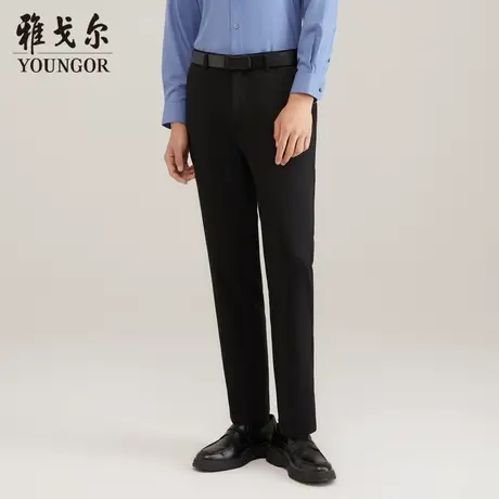 雅戈尔奥莱 男装混纺休闲裤秋冬商务休闲长裤天丝易打理商品大图