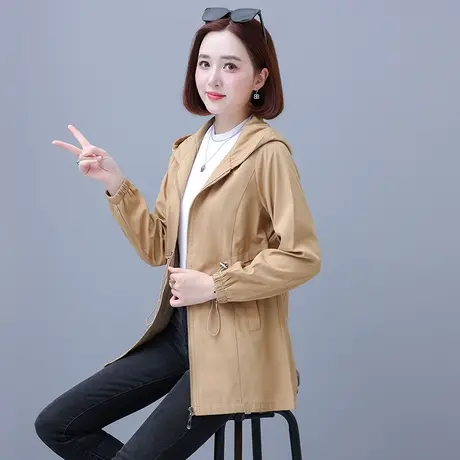 恋上17号早秋女士短外套2023女款春秋款秋季中年妈妈新款时尚洋气图片