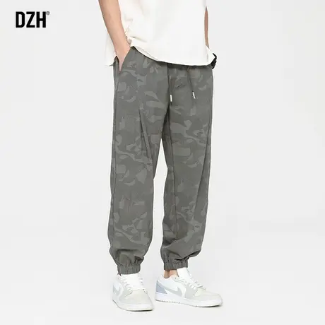 男生迷彩裤男美式潮牌宽松休闲裤春夏款百搭裤子2023新款束脚男裤商品大图