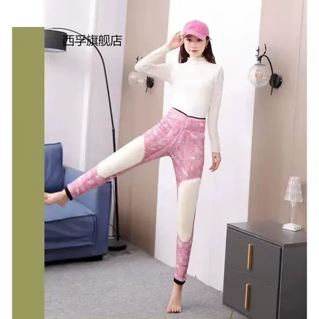 2023新款【外穿羊毛工装打底裤】女护膝护腰秋冬高腰显瘦保暖裤棉商品大图