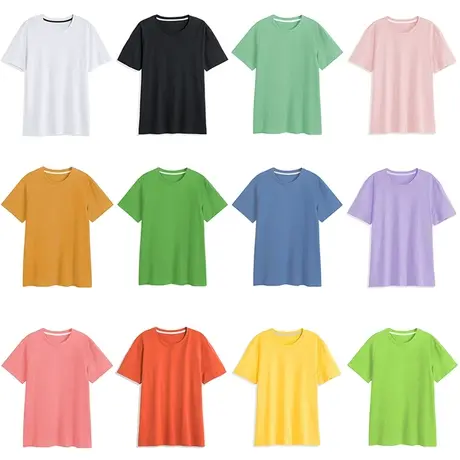 2023年春夏装新款ins纯色女装上衣服开学季韩版宽松学生短袖t恤潮商品大图