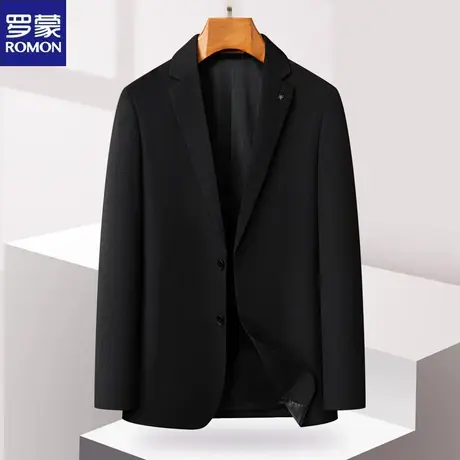 罗蒙休闲西服男单西春秋款2024新款中青年商务小西装外套春装上衣图片